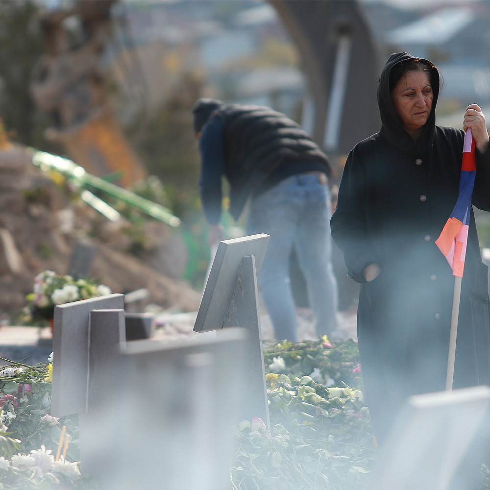 Hintergrund harutyunyan armenien 1 jahr nach dem krieg