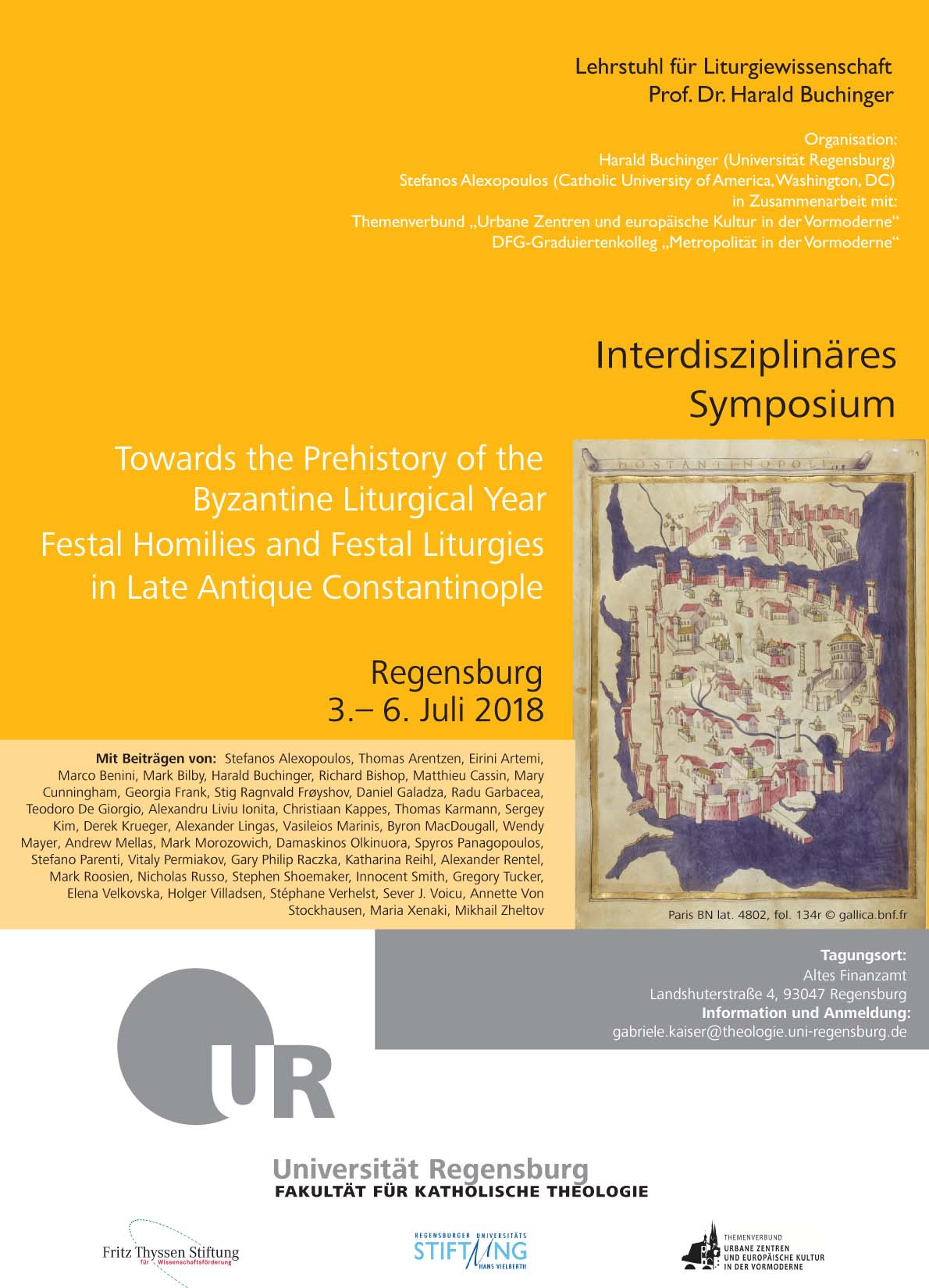 tagung towards the prehistory of the byzantine liturgical year regensburg