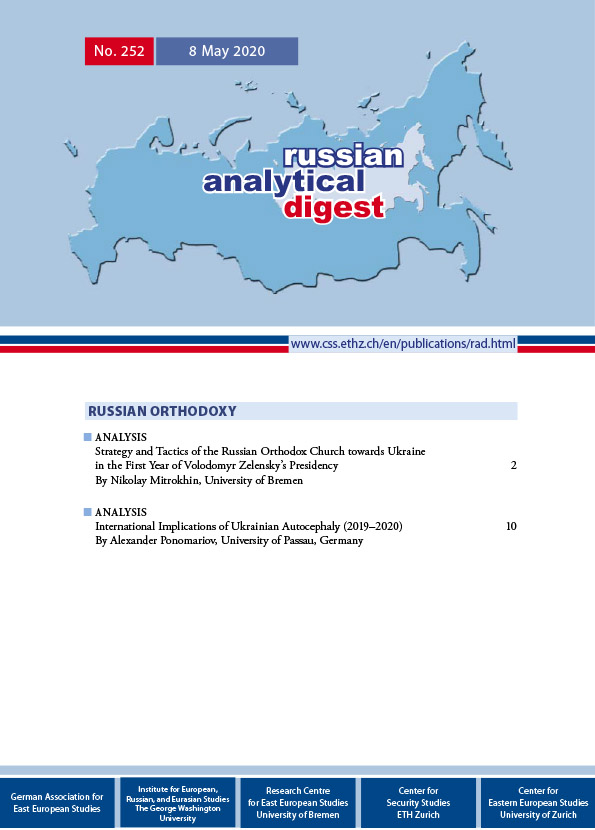 cover russian analytical digest 252