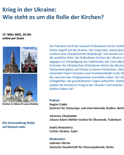 diskussion krieg in der ukraine rolle der kirchen dgo