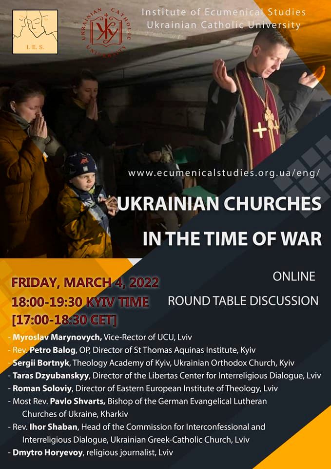 round table ukrainian churches in the time of war online