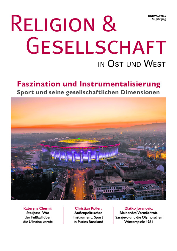 Coverbild: RGOW 6/2025: Faszination und Instrumentalisierung. Sport und seine gesellschaftlichen Dimensionen